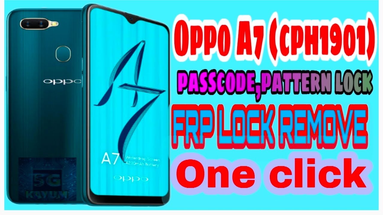 OPPO A7(CPH1901) A3S/A5/Realme 2 New Security 2022 REMOVE BY ISP PINOUT