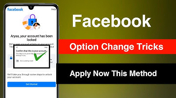 Facebook Your Account Has been locked  Fb Lock Account me Option Kaise Change kare Workingmethod2025