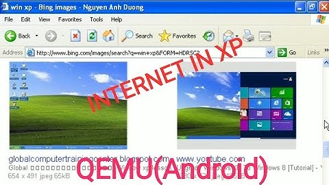 Internet in Windows XP(QEMU) Android(Termux)
