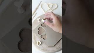 Heart Clay Cutters - Pottery tool for clay | Relyef  #clay #pottery #ceramic