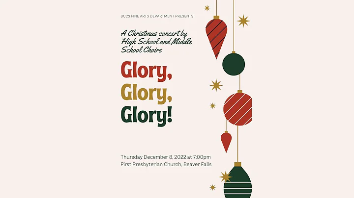 Beaver County Christian School 2022: Christmas Con...