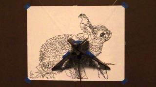Makelangelo Drawing Badlands Rabbit