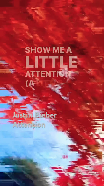 Justin Bieber Attention 目立たない楽曲ですが、落ち着いて聴けるミディアムテンポの素晴らしい😍曲🎧です。僕はこれが大好き😘