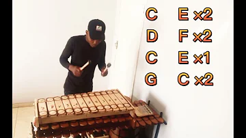 Chamurengure on marimba lesson one for beginners @sheltonjangathembirarianzi5242