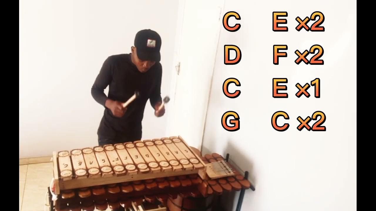 Chamurengure on marimba lesson one for beginners