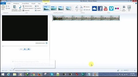 How to Remove Audio from Video using Windows Movie Maker and Add Sound