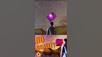 NO GRAVITY in BLENDER #blender3d #blenderartist #vfx #telekinesis
