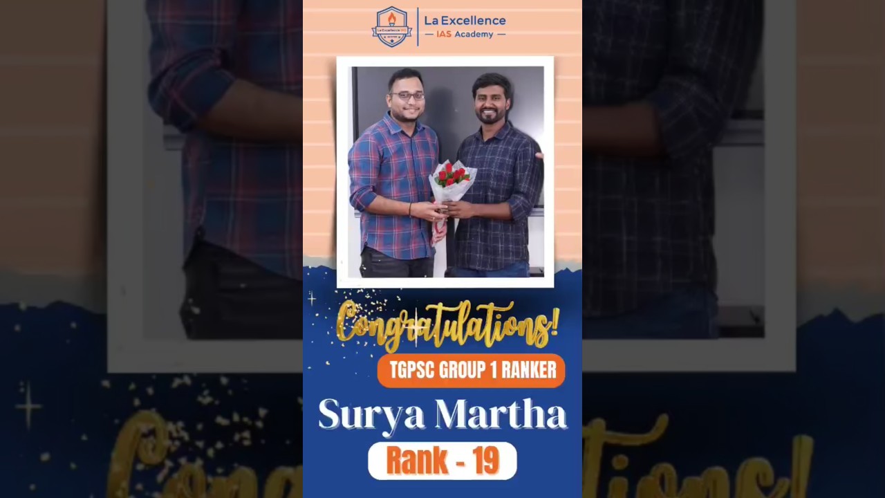 TGPSC Group 1 Ranker 