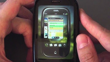 Palm Pre Setup and Gestures