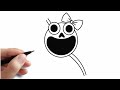 How To Draw Garten of Banban 5 | How To Draw Zolphaleena -  Easy Step By Step Drawing Tutorial