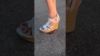 Donut crush in wedge sandals. #wedges #foodcrush #Misty