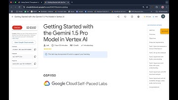 [2025] Getting Started with the Gemini 1.5 Pro Model in Vertex AI || #qwiklabs #GSP1150 @quick_lab
