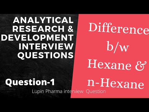 Vidéo: Différence Entre L'hexane Et Le N-hexane