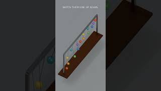 15 Pendulums. Watch Them Line Up Again.