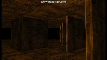 my works 11 : 3d maze with cubes