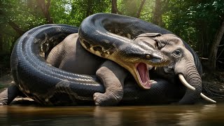 Elephant Vs Anaconda - Real Jungle Fight For Survival