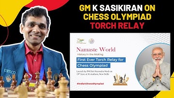 GM K Sasikiran on Chess Olympiad and Torch Relay with PM Narendra Modi