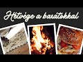 Hétvége a barátokkal // tiramisu, sajtos rúdacskák, hamburger, tábortűz | Inez Dragos