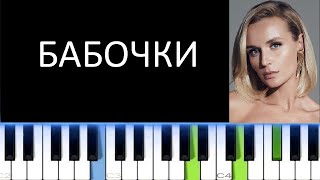 ПОЛИНА ГАГАРИНА - БАБОЧКИ (Фортепиано)