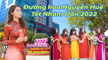 Đường hoa Nguyễn Huệ, Sài Gòn 29 Tết Nhâm Dần 2022 | Drone 4k
