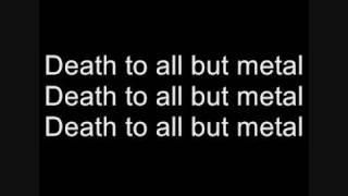 Steel Panther- Death to all but metal [lyrics video]