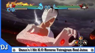 Naruto Storm Revolution: Danzo's 1 Hit K.O Reverse Tetragram Seal Jutsu [1080p]