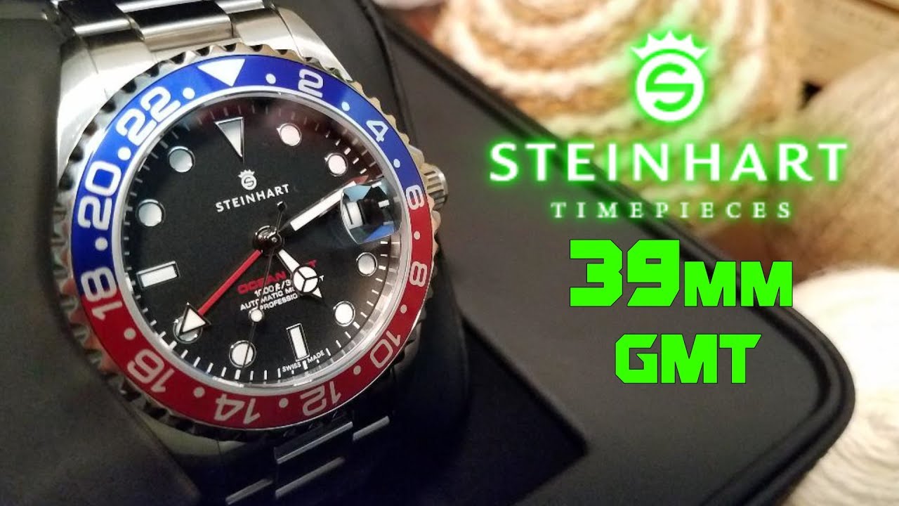 steinhart gmt pepsi 39mm