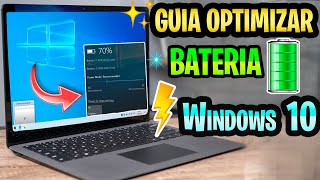 GUIA MAXIMA⚡ OPTIMIZAR BATERIA en WINDOWS 10 / Ahorra MUCHA ENERGIA⚡ screenshot 3