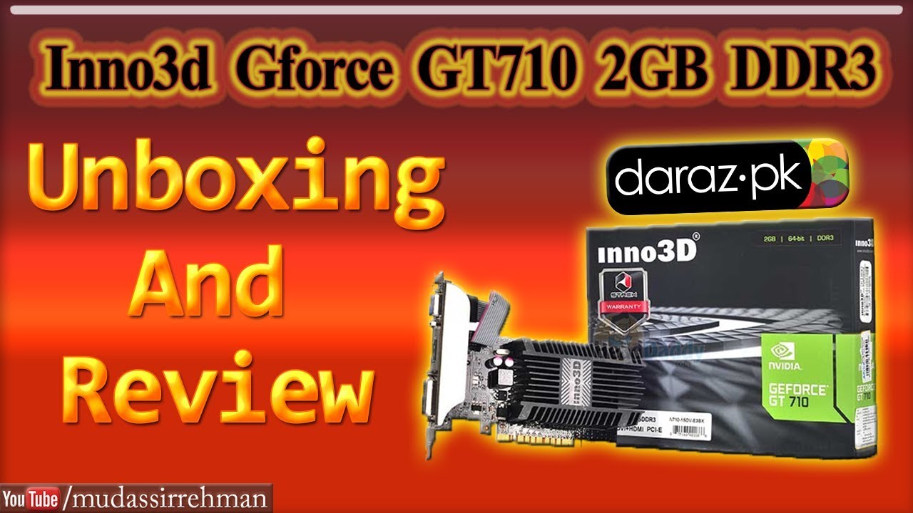 Placa de Vídeo INNO3D NVIDIA GeForce GT710, 1GB, SDDR3, 64Bit