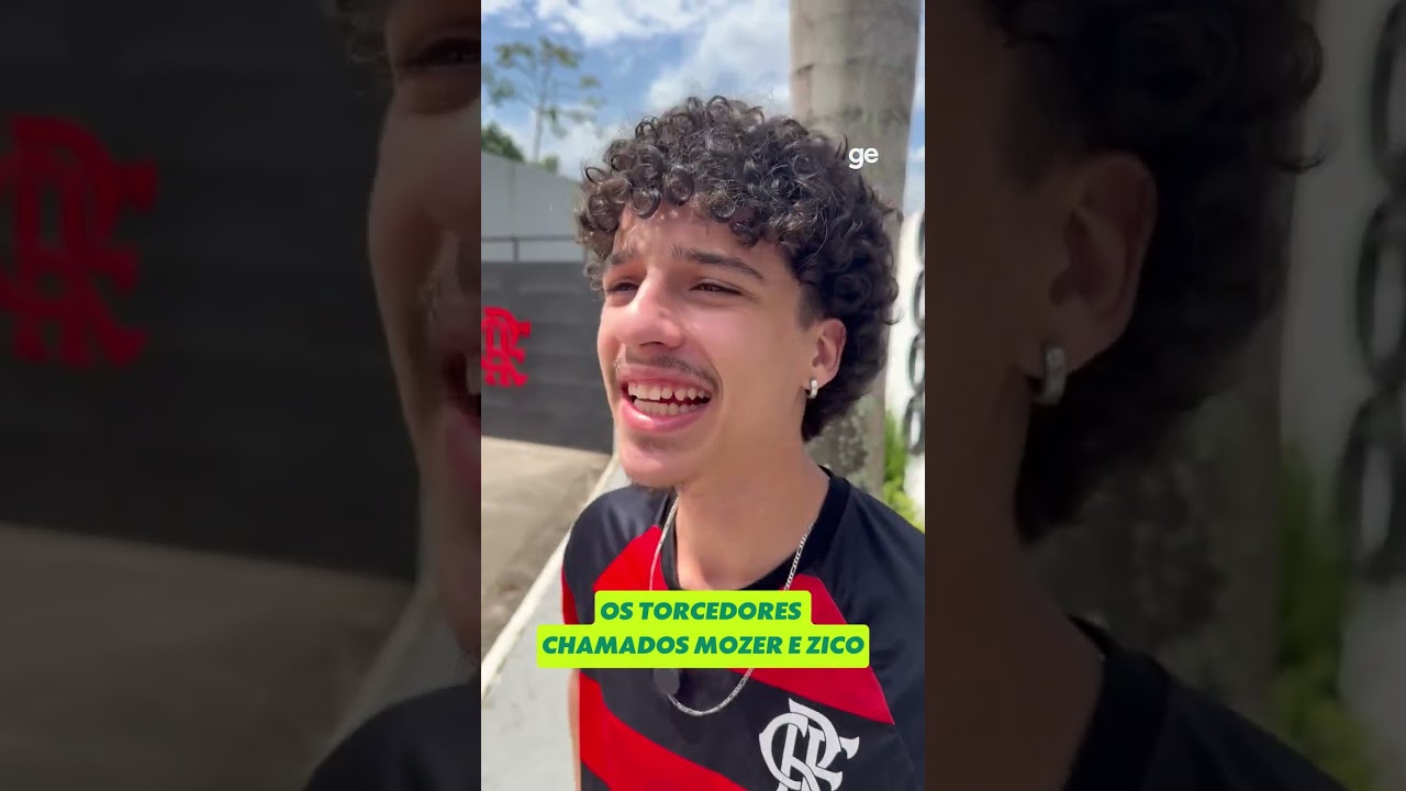 OS TORCEDORES CHAMADOS MOZER E ZICO | #shorts | ge.globo