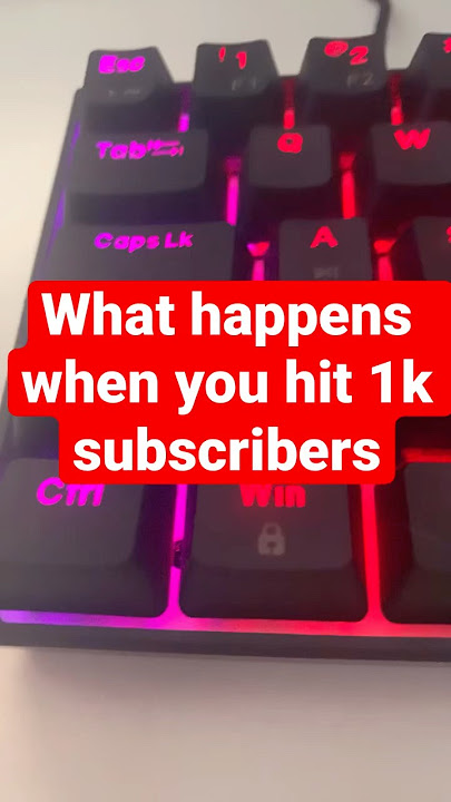 The TRUTH About What Happens When you Hit 1000 Subscribers!