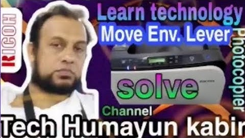 How to Ricoh troubleshoot Move Env error. Lever SP C26ODNw C240 250 || #shorts #subscribe. #Richo