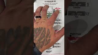 Apparently proper alignment matters. Who knew? #tire #automotive #continentaltires #ford #mustang