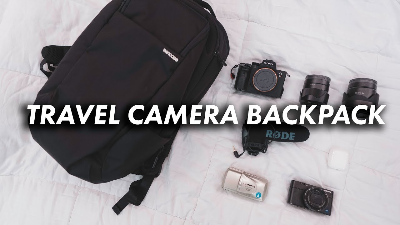 What's in My Travel CAMERA BACKPACK (2019) – Pack With Me Going Home ...