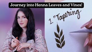 ✨ Beginner Henna Class: Mastering Whimsical Leaves and Vines Like a Pro! 🌿 PART ONE screenshot 3