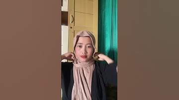 TUTORIAL HIJAB PASHMINA KAOS SIMPLE #muslimahstyle #tutorialhijab #hijab #pashmina #muslimahstyle