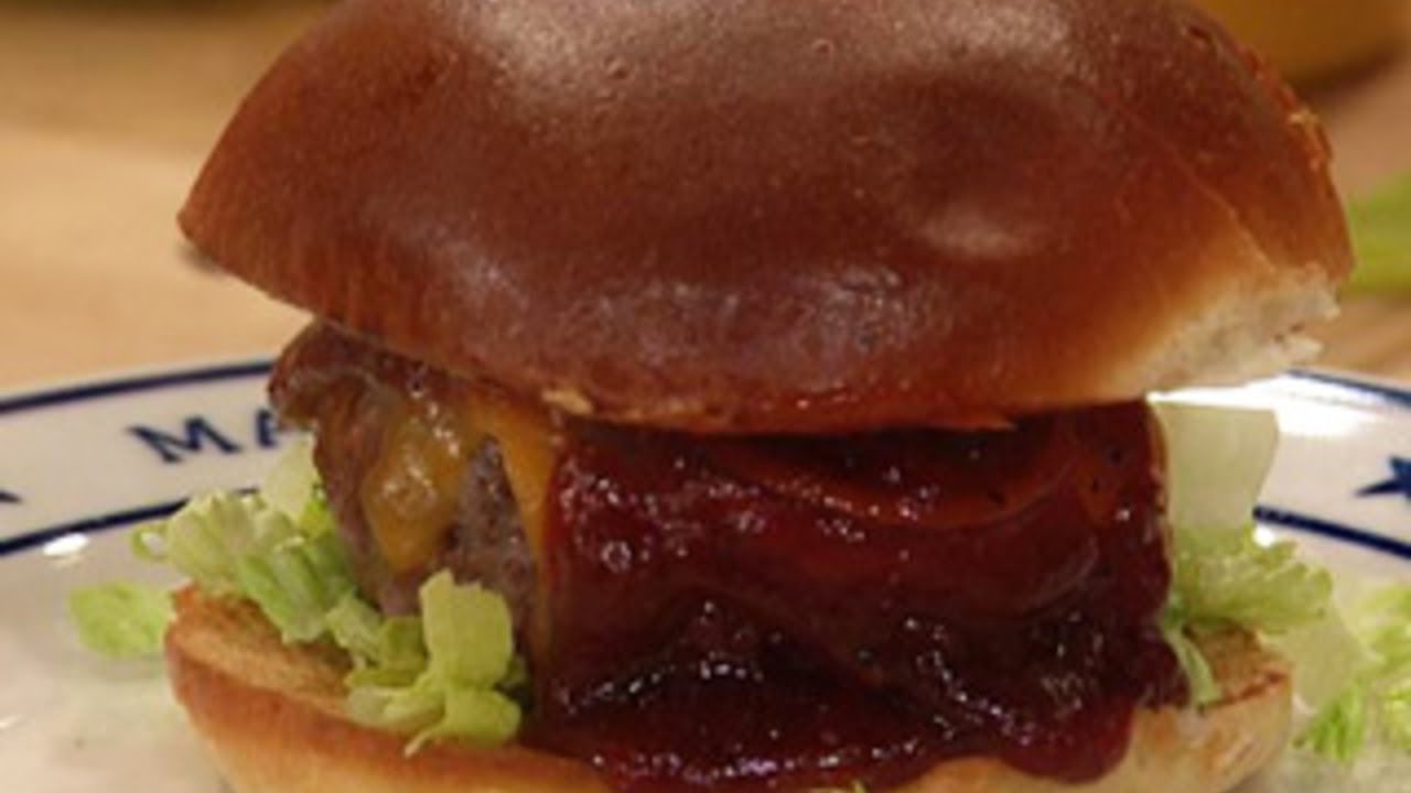 Smoke and Fireworks Bacon-Wrapped Chipotle Burgers | Rachael Ray Show