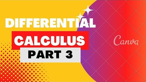 CA foundation.Differential Calculus class in English. Solutions to  ICAI Material . Part 3.