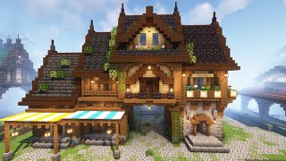 Minecraft | How to build a Medieval House | Tutorial (Pathway House)