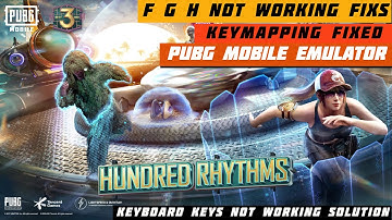 Gameloop | Keymapping Fixed | F G H Not Working Fixs | Emulator Keys Not Working Solution