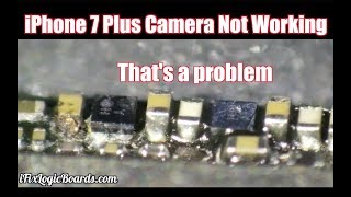 iPhone 7 Plus camera not working logic board repair