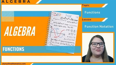 Function Notation - 1/5 - Functions