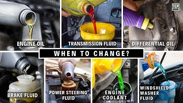 When & How to Change Every Fluid in your Car | Explained