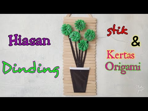hiasan-dinding-dari-stik-es-krim-dan-kertas-origami