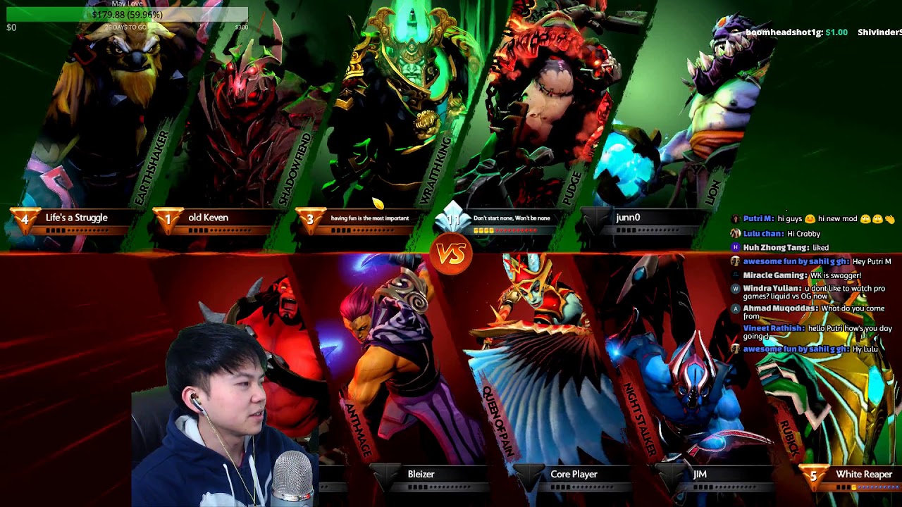 DIVINE 5 TOP 100 LION/VENGE BLUE SPAN DOTA 2 05/04/2018 DAILY STREAM 6AM PST