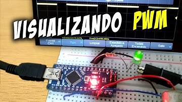 Visualizando PWM en Osciloscopio Digital con Arduino Nano Potenciómetro y LED