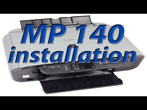 Canon MP140 printer installation - YouTube