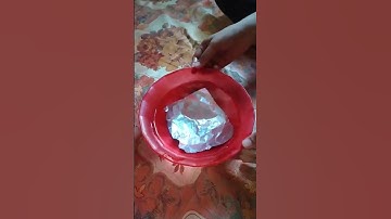 Folded Aluminium foil float on Water #science #scienceandfun #experiment #shorts #viral #trending