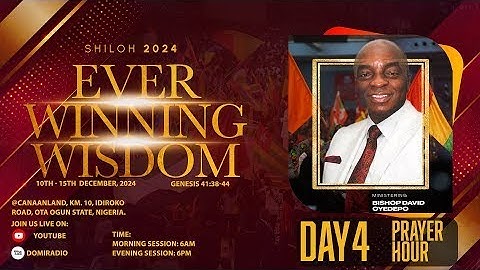 SHILOH 2024: IMPARTATION SERVICE | DAY 5 | EVER WINNING WISDOM | 14, DEC. 2024 FAITH TABERNACLE OTA