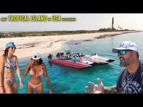 Speeding To America's Only Tropical Island: Dry Tortugas Boating Adventure #insta360awards